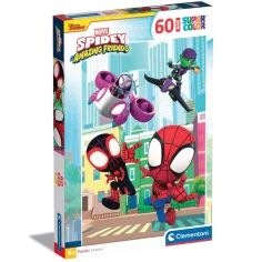 Spidey i njegovi čudesni prijatelji 60-dijelni maxi supercolor puzzle - Clementoni