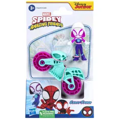 Spidey i njegovi super prijatelji: Ghost-Spider s motociklom – figura junakinje - Hasbro