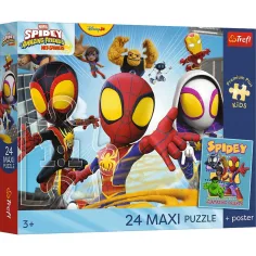 Spidey i prijatelji Avanture s prijateljima 24 kom Maxi puzzle - Trefl
