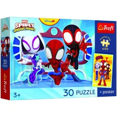 Spidey i prijatelji u akciji 30-dijelni premium puzzle - Trefl