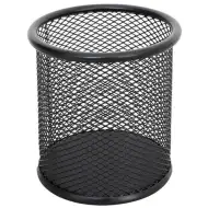 Spirit: Crni metalni držač za olovke 9x10cm