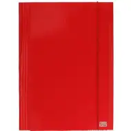 Spirit: Crvena mapa sa gumenom trakom A4 900g