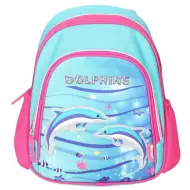Spirit: Delfini zaobljena školska torba, ruksak 24x13x31cm
