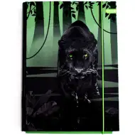 Spirit: Gumena kutija za bilježnicu s uzorkom crne pantere u veličini A/4