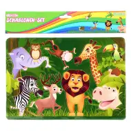 Spirit: Kreativni plastični šablon sa safari životinjama