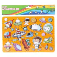 Spirit: Kreativni plastični šablon uzorak svemira