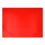 Spirit: Neon crvena mapa sa gumenom trakom A4