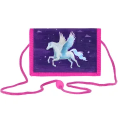Spirit: Novčanik s uzorkom pegaza ljubičaste boje 12,5x8,5cm