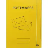 Spirit: Postmappe žuta kartonska gumena mapa A4