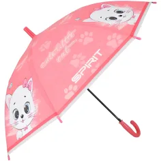 Spirit: Slatka mala mačka ružičasti automatski kišobran 19" 66cm