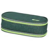 Spirit: Tamno i svjetlozelena ovalna pernica 23x10cm