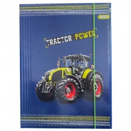 Spirit: Traktor plava gumena fascikla A4