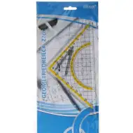 Spirit: Trokut prozirno ravnalo 22cm