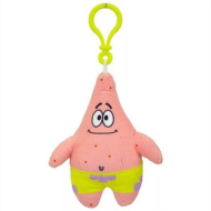 SpužvaBob: plišani privjesak za torbu, 13 cm - Patrick