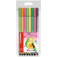 Stabilo: Pen 68 avokado flomasteri 8kom