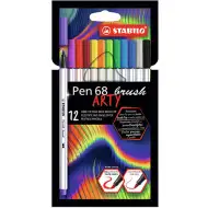 Stabilo: Pen 68 Brush ARTY set flomastera 12kom