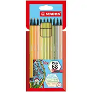 Stabilo: Pen 68 rostiron set od 10 komada