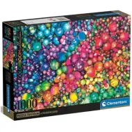 Staklene kuglice ColorBoom Collection s 1000 komada puzzle s posterom - Clementoni