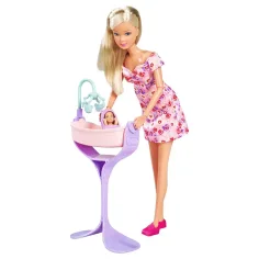Steffi Love: Steffi trudna beba s kolijevkom i dodacima - Simba Toys slika 2