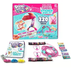Sticki Rolls: Veliki 320 komadni set za izradu nakita s naljepnicama