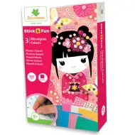 Stick'N Fun set za izradu mozaika - Kokeshi