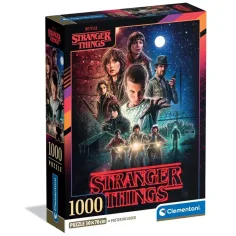 Stranger Things 1. sezona 1000 komada puzzle s posterom - Clementoni