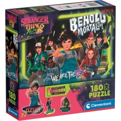 Stranger Things Borba protiv čudovišta 180 komada puzzle s naljepnicom – Clementoni