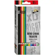 St.Right Trokutasta olovka u boji set od 12 komada