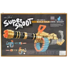 SuperShoot: Elektronička golema strojnica za spužvaste projektile s patronama i baterijom 70 cm slika 11