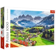 Sveta Magdalena, Dolomiti, Italija 1000-dijelni puzzle - Trefl