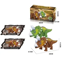 Svjetleća triceratops figura 25cm slika 2