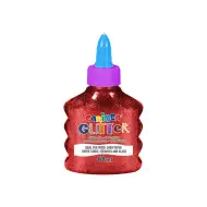 Svjetlucavo tekuće ljepilo crvene boje 88ml - Carioca