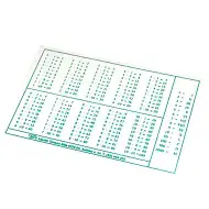 Tablica množenja, plastična