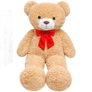 Teddy Greetings: Honey Hugs plišani medo u crvenoj poklon kutiji 120 cm