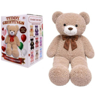 Teddy Greetings: Oat Cheer plišani medo u bijeloj poklon kutiji 120 cm