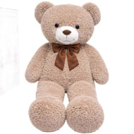 Teddy Greetings: Oat Cheer plišani medo u crvenoj poklon kutiji 120 cm