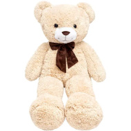 Teddy Greetings: Snježne želje plišani medvjed bijela poklon kutija 120 cm