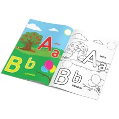 The Littlies: ABC bojanka 24 stranice 50 naljepnica A4 slika 2