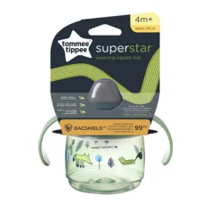Tommee Tippee: Superstar čaša za piće zelene boje 190ml (4 mj+)