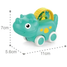 Triceratops dinosaur dječje vozilo 11cm slika 2