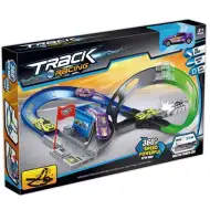 Trkaća staza sa petljom sa malim automobilom