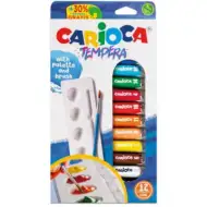 Tuba tempera set 12x10ml - Carioca