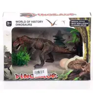 Tyrannosaurus Rex figura sa jajem i biljkama