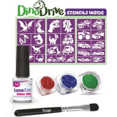TyToo: DinoDrive set za tetovaže s glitterom slika 2