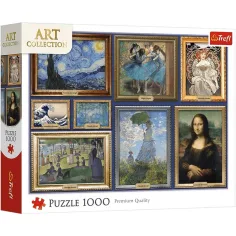 Umjetnička kolekcija: Kolekcija umjetničkih remek-djela 1000 dijelova puzzle - Trefl