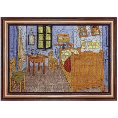 Van Goghova soba u Arlesu, Van Gogh - puzzle od 500 komada s okvirom - Trefl