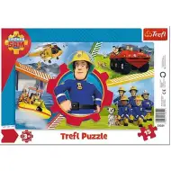 Vatrogasac Sam: Samov dan puzzle 15kom - Trefl