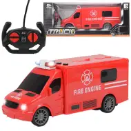Vatrogasni kombi sa zvukom i svijetlom na daljinsko upravljanje 1/24