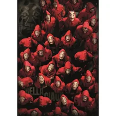 Velika pljačka novca: Lopovi ili taoci? Puzzle 1000kom - Clementoni slika 2