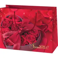 Velika poklon vrećica sa natpisom S ljubavlju 26x14x33cm